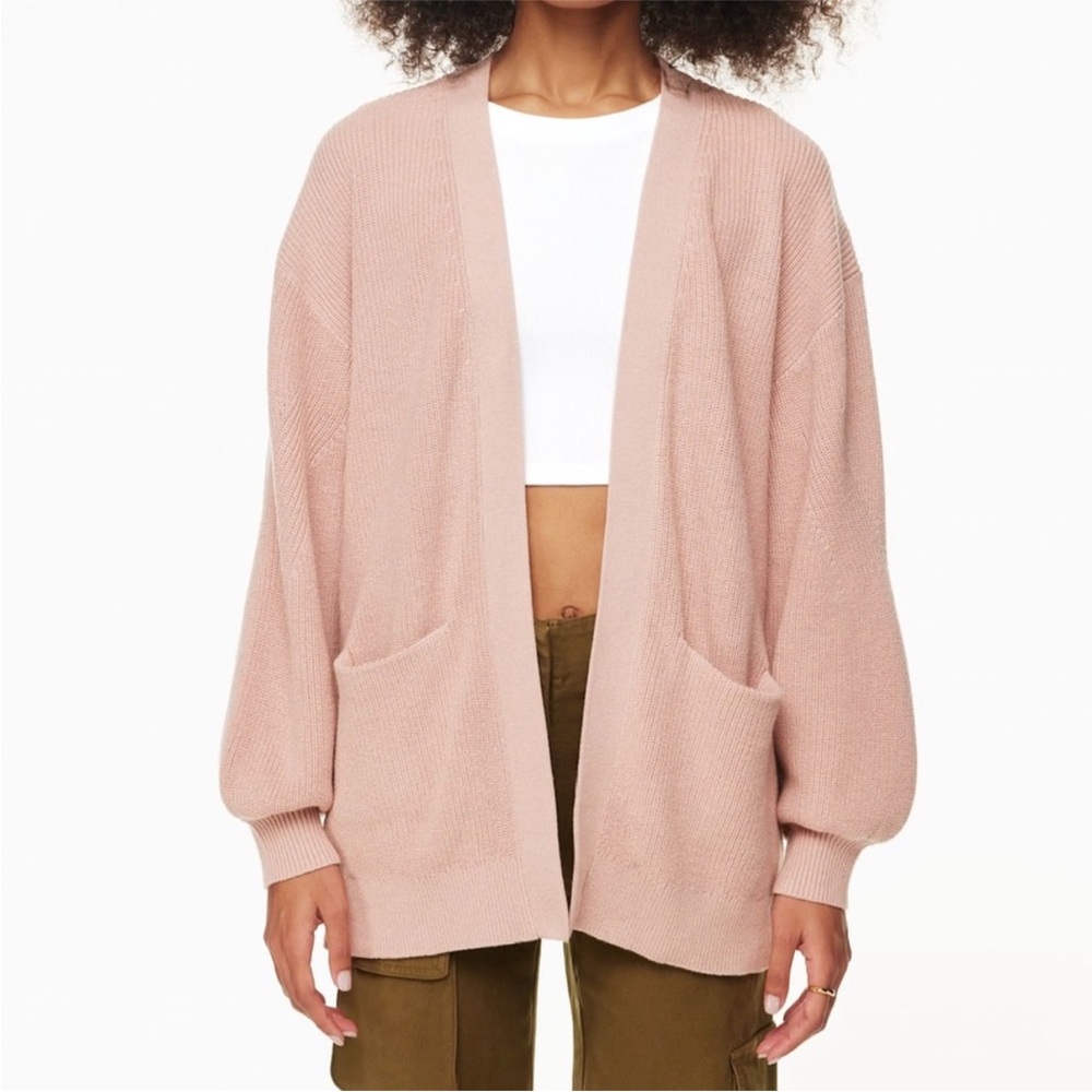 Aritzia | Wilfred Free | Unwind | Cardigan | Pink